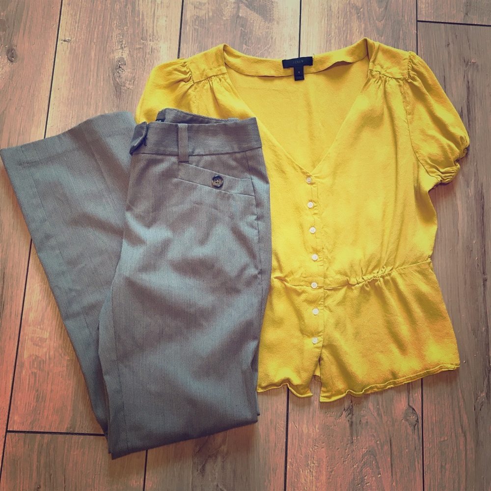 Ann Taylor Brown Petite Slacks